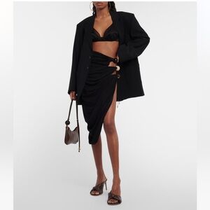 Jacquemus La Perola Cut Out Skirt